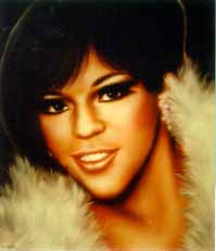Painting of Florence Ballard of the Supremes